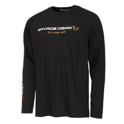 Savage Gear T-shirt Signature Logo Long Sleeve M